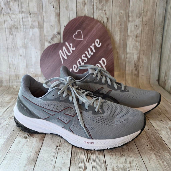 Men\'s ASICS GT-1000 12 Gray White Athletic Shoes Size 9 main image 10
